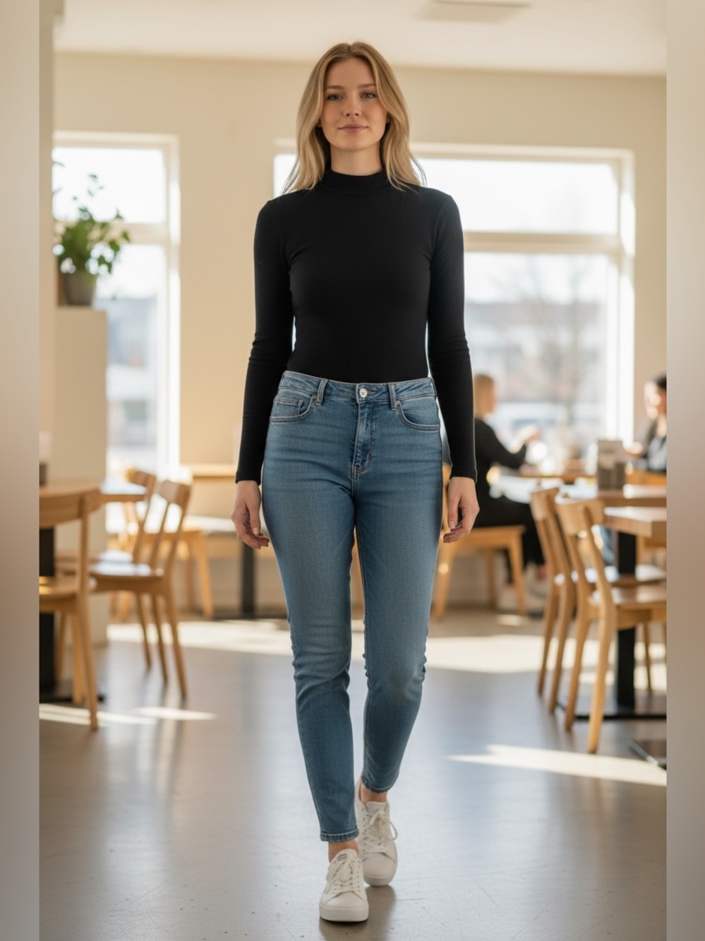 Soma Mock Neck Ribbed Bodysuit